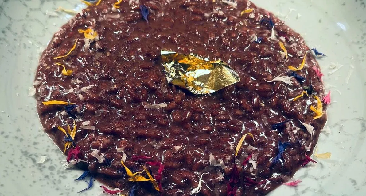 Il Risotto all’Amarone del Ristorante Darì. Dopo 1 anno il successo del Piatto del Buon Ricordo.