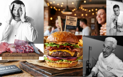 28.05 World Hamburger Day con Simone Fracassi, lo chef  Leandro Luppi e la rivelazione Mauro Caldaroni