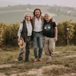 Massimo Gianolli con Lydia e Claude Bourguignon