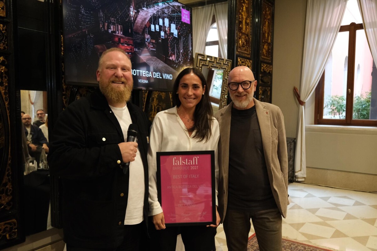 Antica Bottega del Vino premiata da Falstaff: è “wine bar dell’anno” con 100 punti